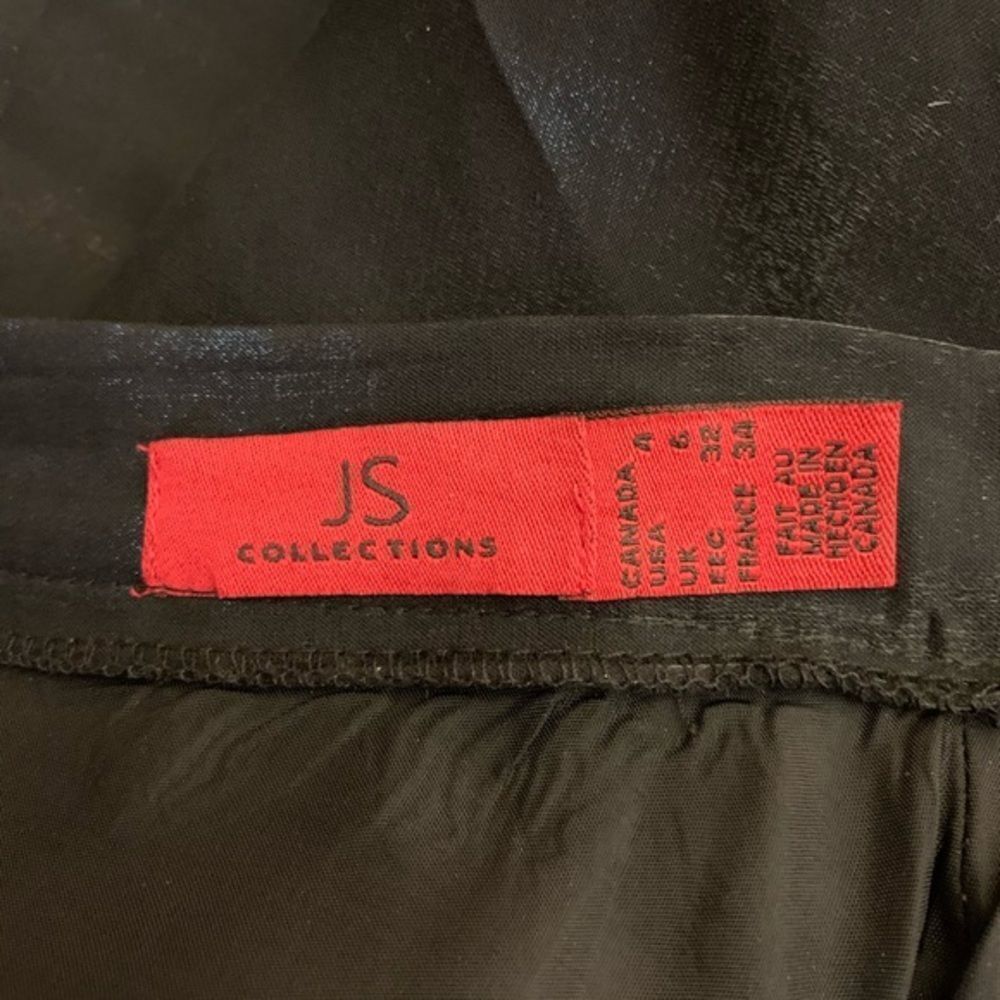 Js Collections Full Length Black Shimmering Skirt… - image 5